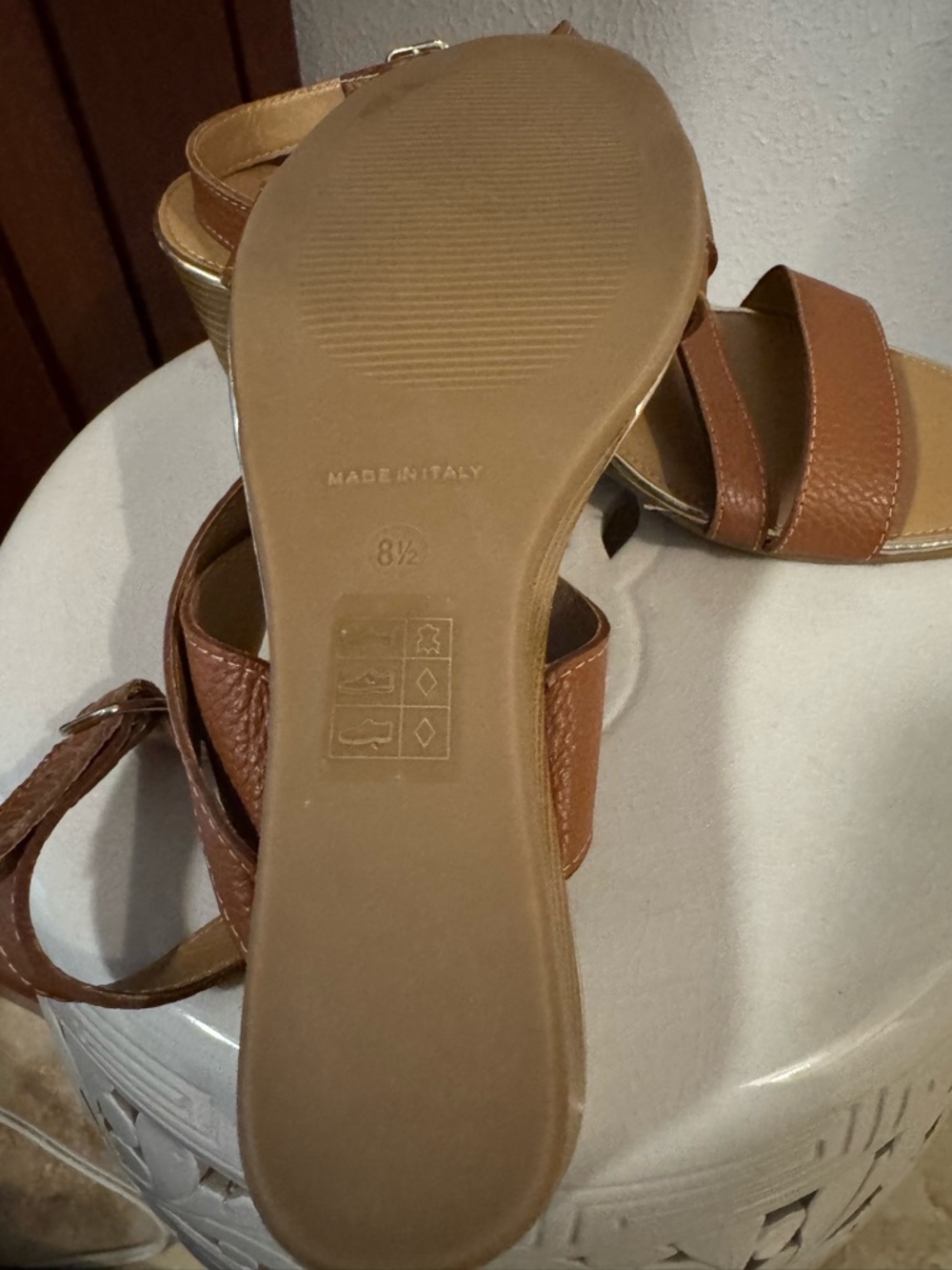 Coach and Four “Columbia” Sandal in Brown - Picture 5 of 5